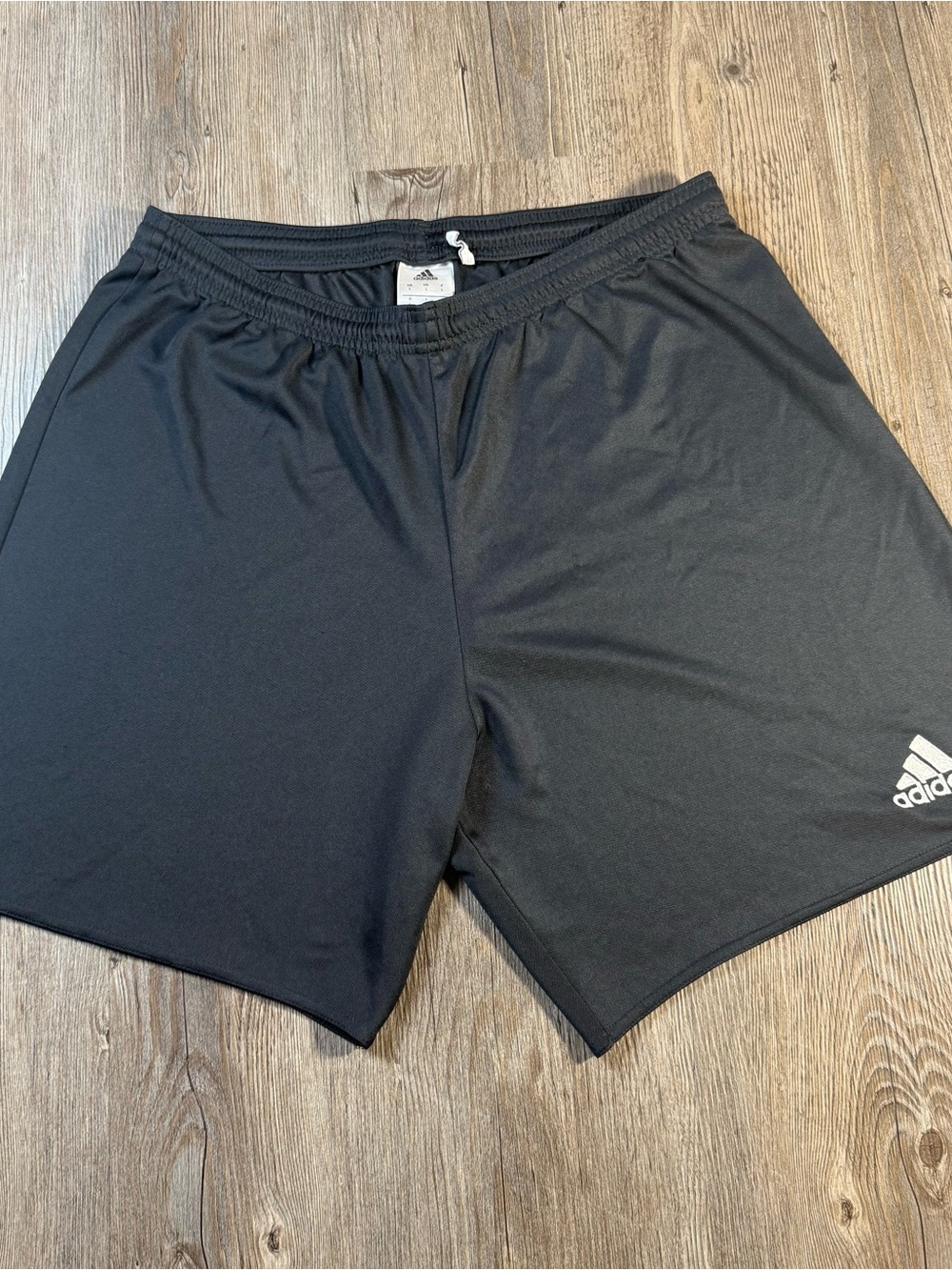 adidas Black Athletic Performance Shorts with Logo